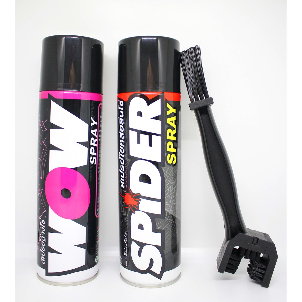 Chai xịt vệ sinh sên, vệ sinh xích, xịt rửa nhông sên đĩa xe máy lube71 wow spray 600ml