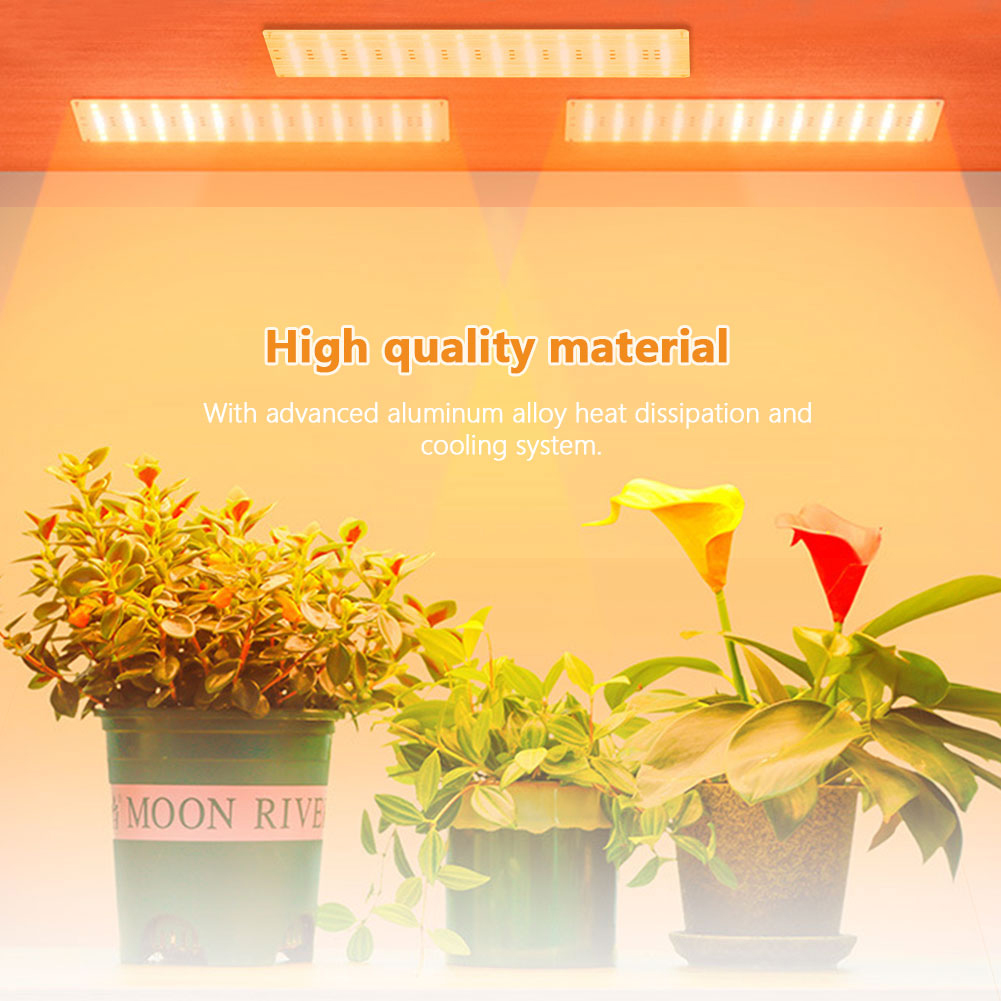 【Special Promotion】 Ultra-Thin Panel Grow Lights with Timer Full Spectrum Grow Lights Dimmable Grow LED for Indoor.
