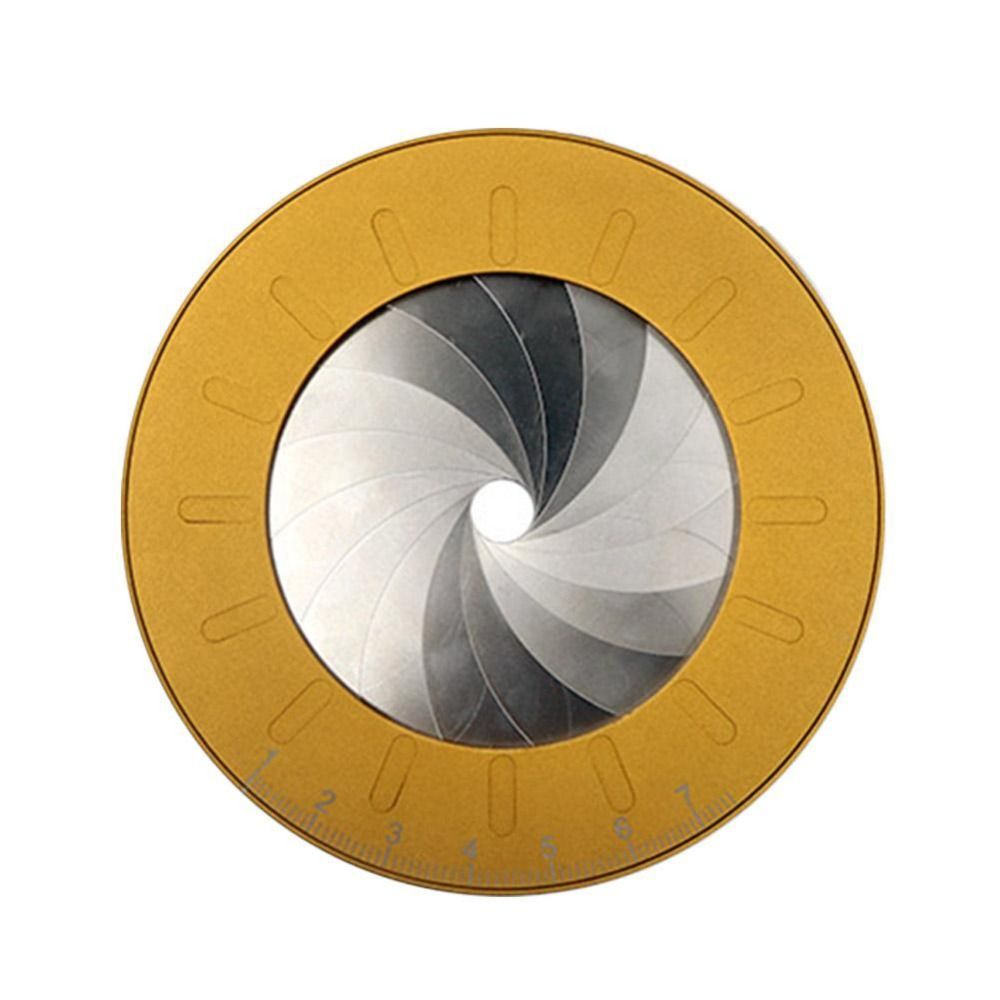 Compass Ruler Pattern Circle Adjustable Circle Drawing Ruler Stainless Steel Measurement Round Ruler ...