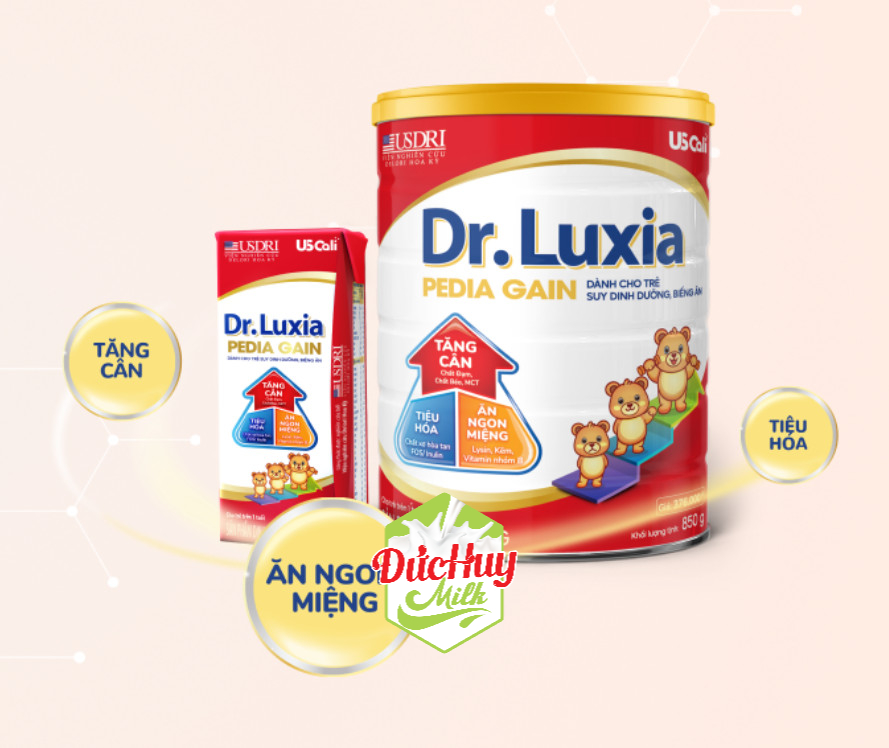 Sữa bột công thức Dr.Luxia Pedia Gain 900g