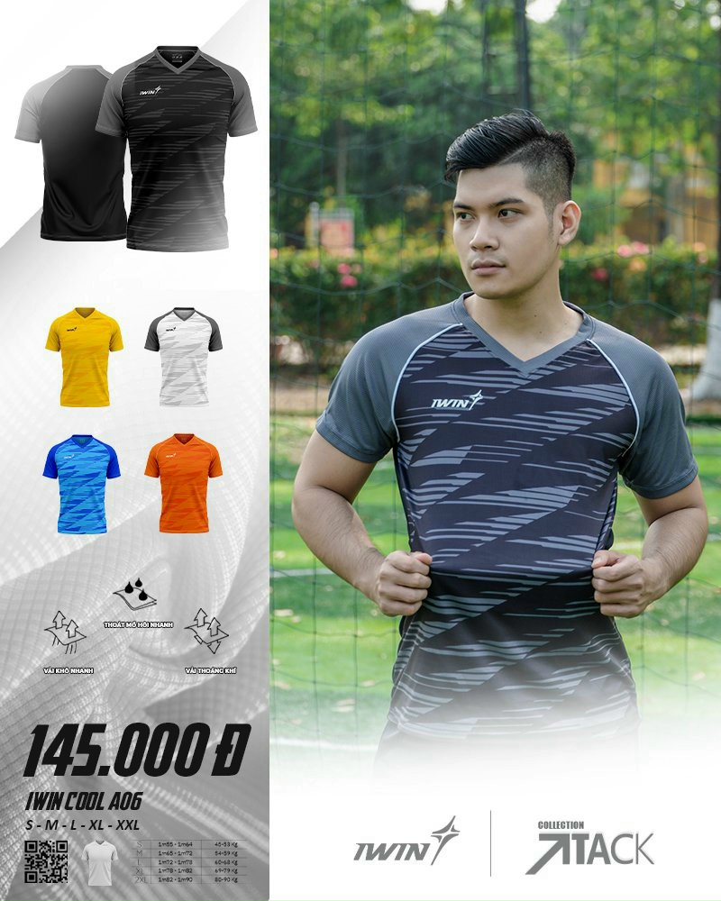Quần Áo Bóng Đá iWin Chính Hãng Cool A06