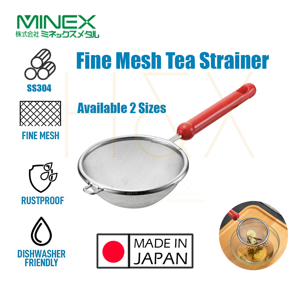 [100 JAPAN ORIGINAL] MINEX Stainless Steel Small Fine Mesh Tea