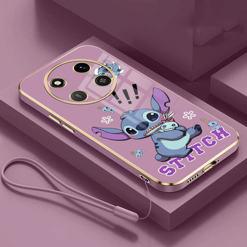 Honor%20X9C%205G%20X9C%20Feared%20Stitch%20Casing%20Soft%20Phone%20Case%20Monster%20Cartoon%20Square%20Edges%20Plating%20Cover%20-%20Image%208
