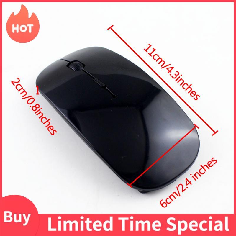 【Hot Sale🥇】2.4G Chuột không dây đầu thu dạng USB siêu mỏng cho PC chơi Game máy tính xách tay chuột quang,Trả lại trong vòng 7 ngày