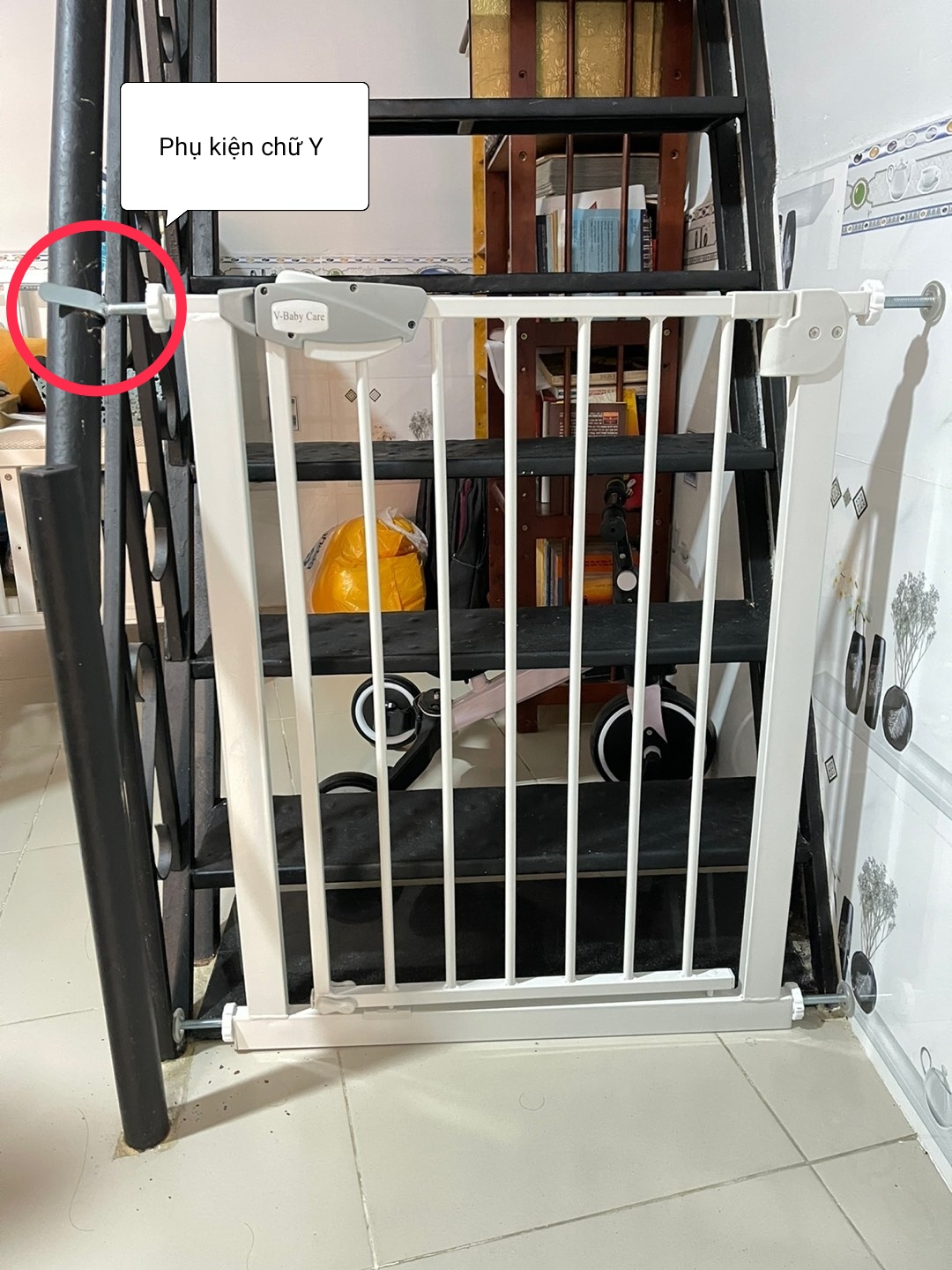Vít chữ Y chặn cầu thang, chặn cửa