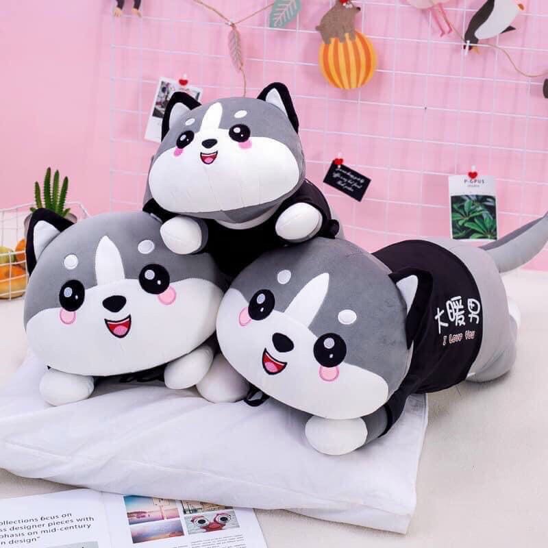 Gấu bông mèo alaska lông mịn siêu cao cấp kích thước 130cm