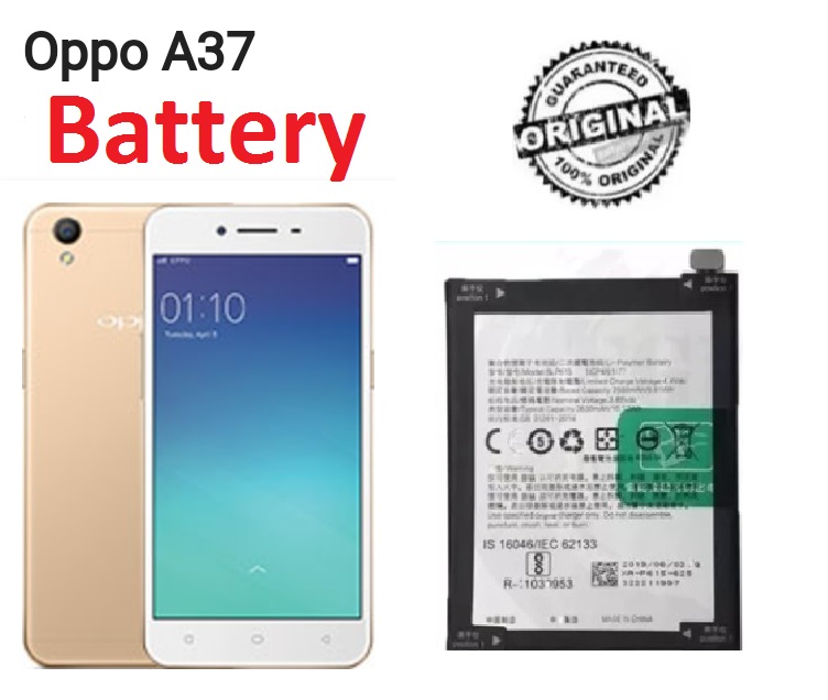 Oppo A37 Battery Model BLP615 2550mAh Replacement 100 Replacement 100