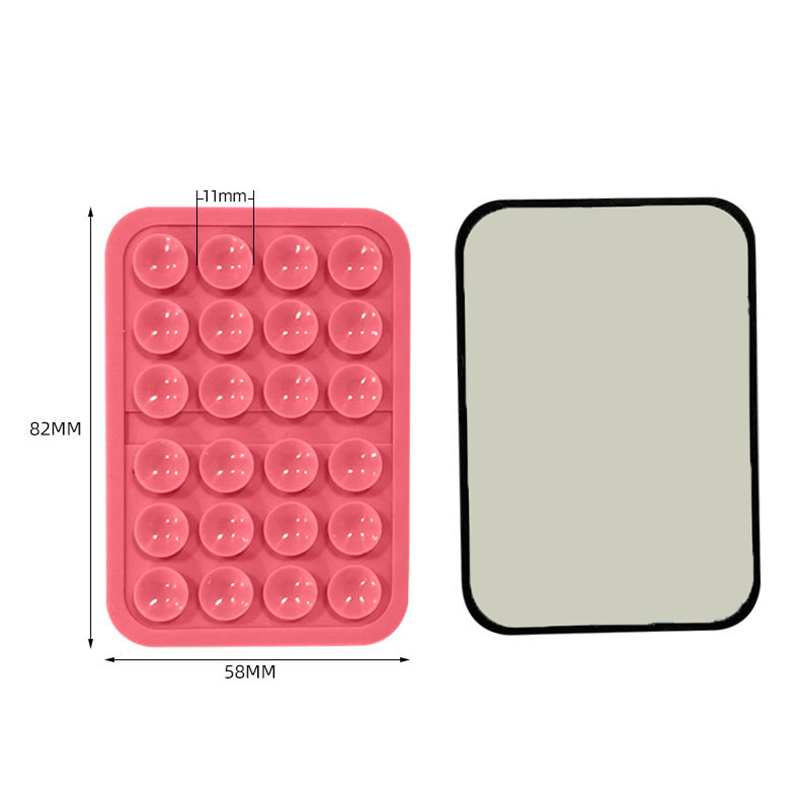 Strong Grip Phone Holder Adhesive Silicone Suction Phone Case Mount Anti-Slip Hands-Free Sticky Cell Phone Grip Stands. 