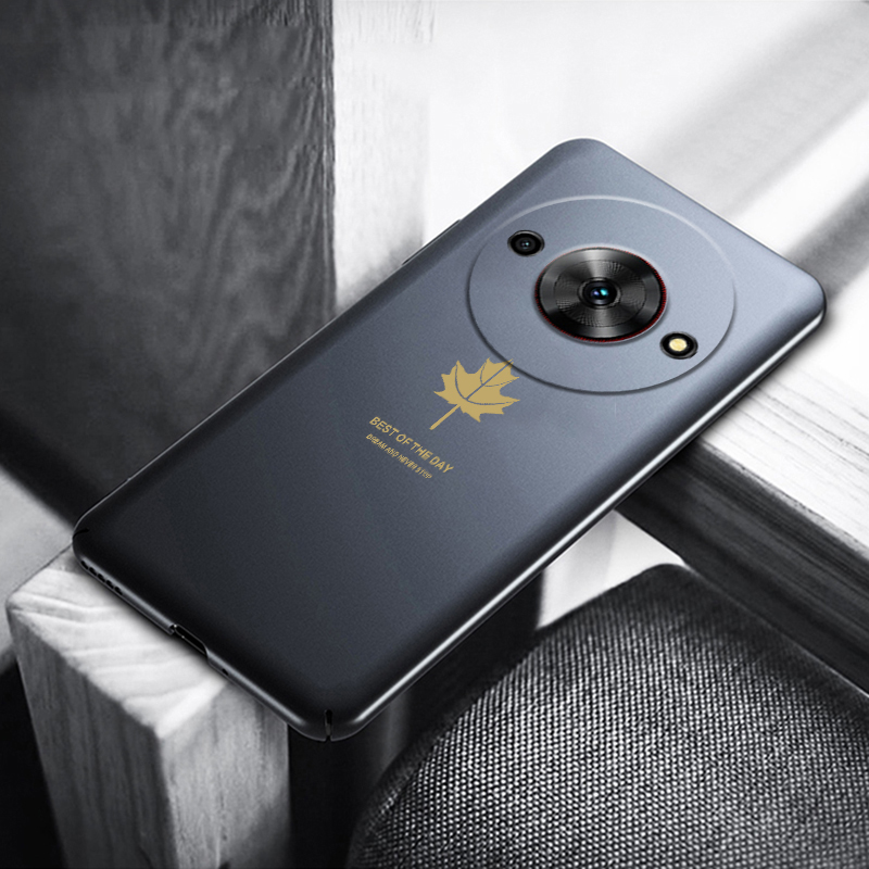 For ZTE Blade A75 5G Nubia Focus Case Soft Silicone Maple Leaf Shape for ZTE Nubia Focus Blade A75 5G Back Cover. 