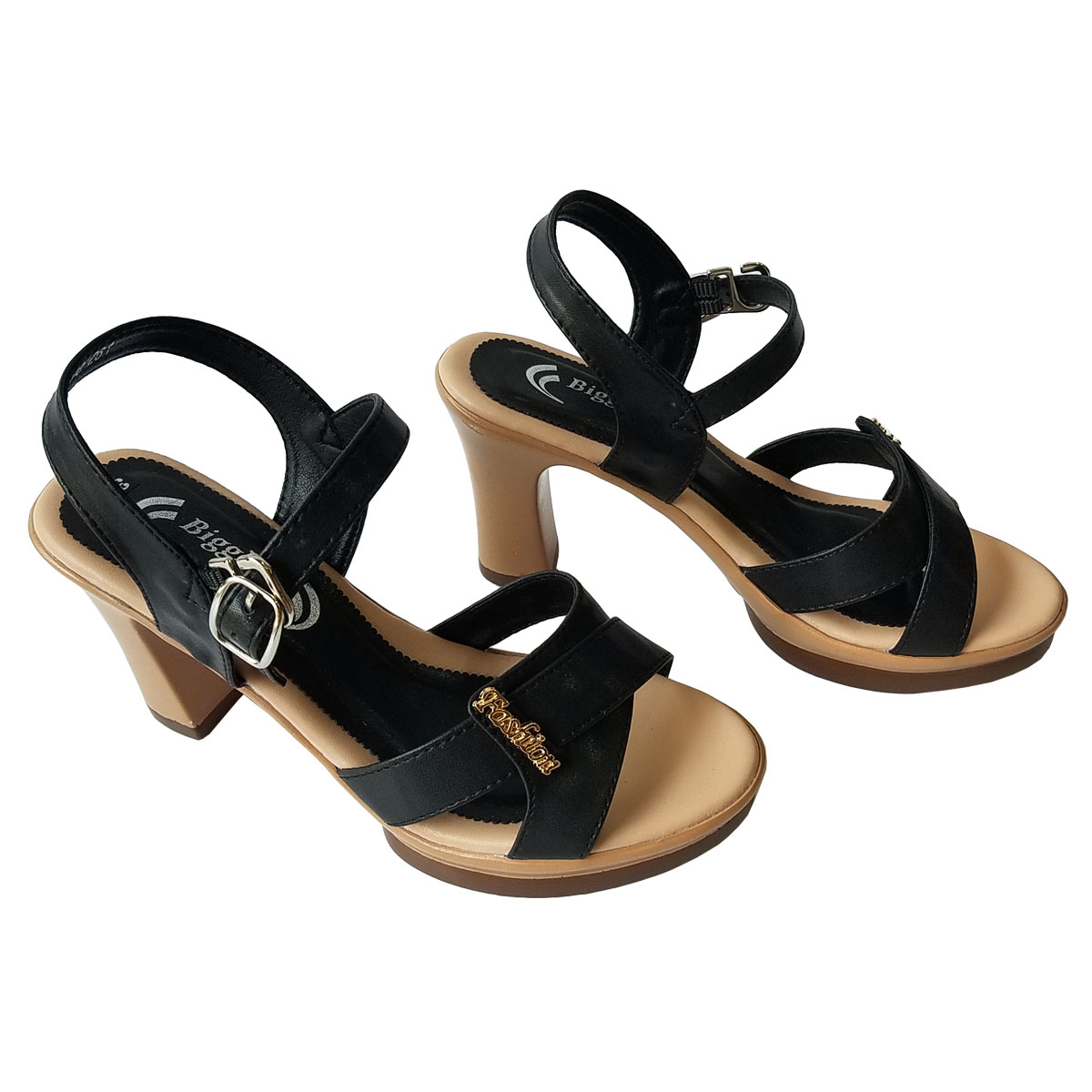 Giày sandal cao gót BIGGBEN Cao 7cm GCGB72