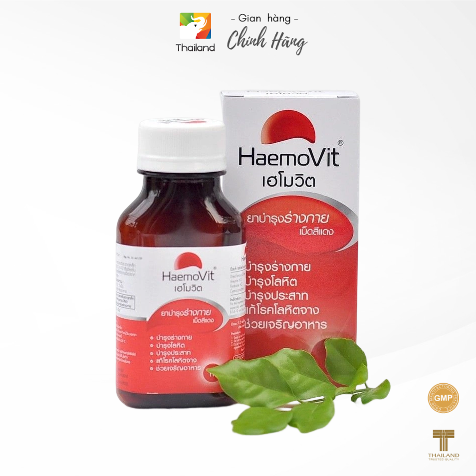 Tăng cân HaemoVit vitamin ăn ngon ngủ tốt cho người gầy Thái lan