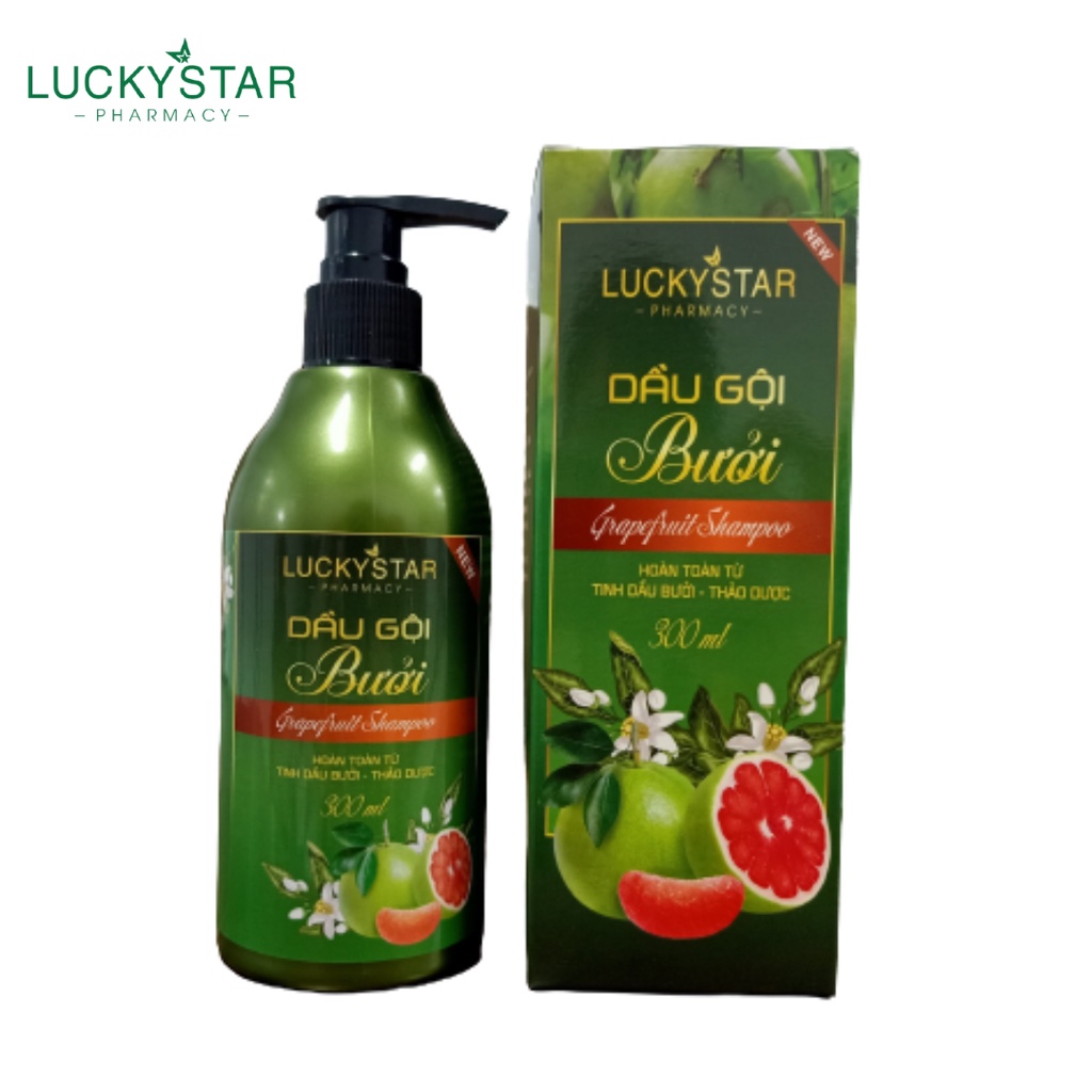 Dầu Gội Tinh Chất Bưởi Lucky Star - Chai*300ml