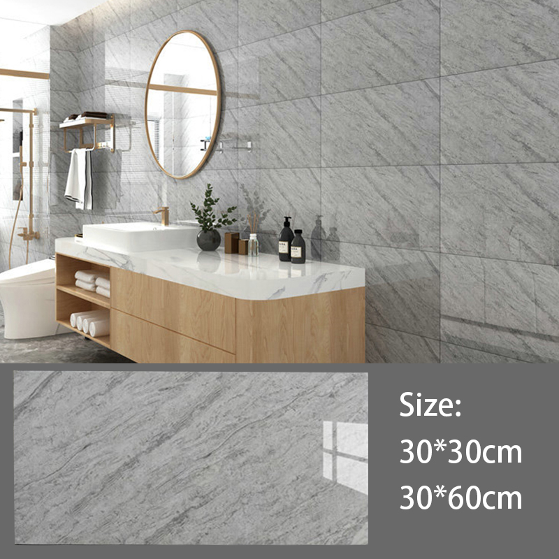 Jhj0 Foam Wallpaper Imitation Ceramic Tile Wall Decal 3D Self-adhesive Wallpaper Aluminum-plastic Board Wall Paste PVC Waterproof Elegant