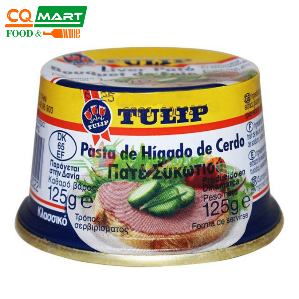Pate gan heo tulip 125g - cq mart