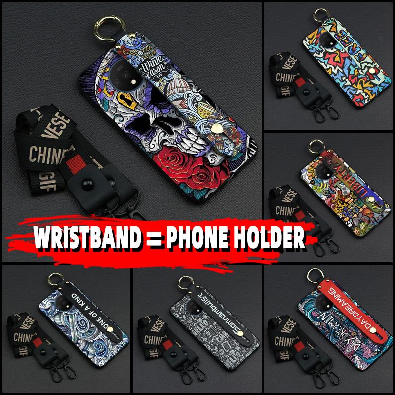 Durable%20personality%20Phone%20Case%20For%20One%20Plus%207T/1+7T%20Wristband%20Anti-dust%20Anti-knock%20Silicone%20Kickstand%20Phone%20Holder%20ring%20-%20Image%202