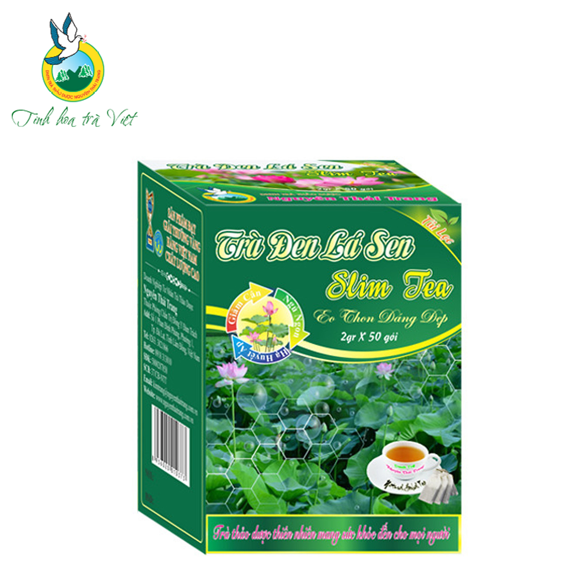 Trà đen lá sen slim tea nguyên thái trang