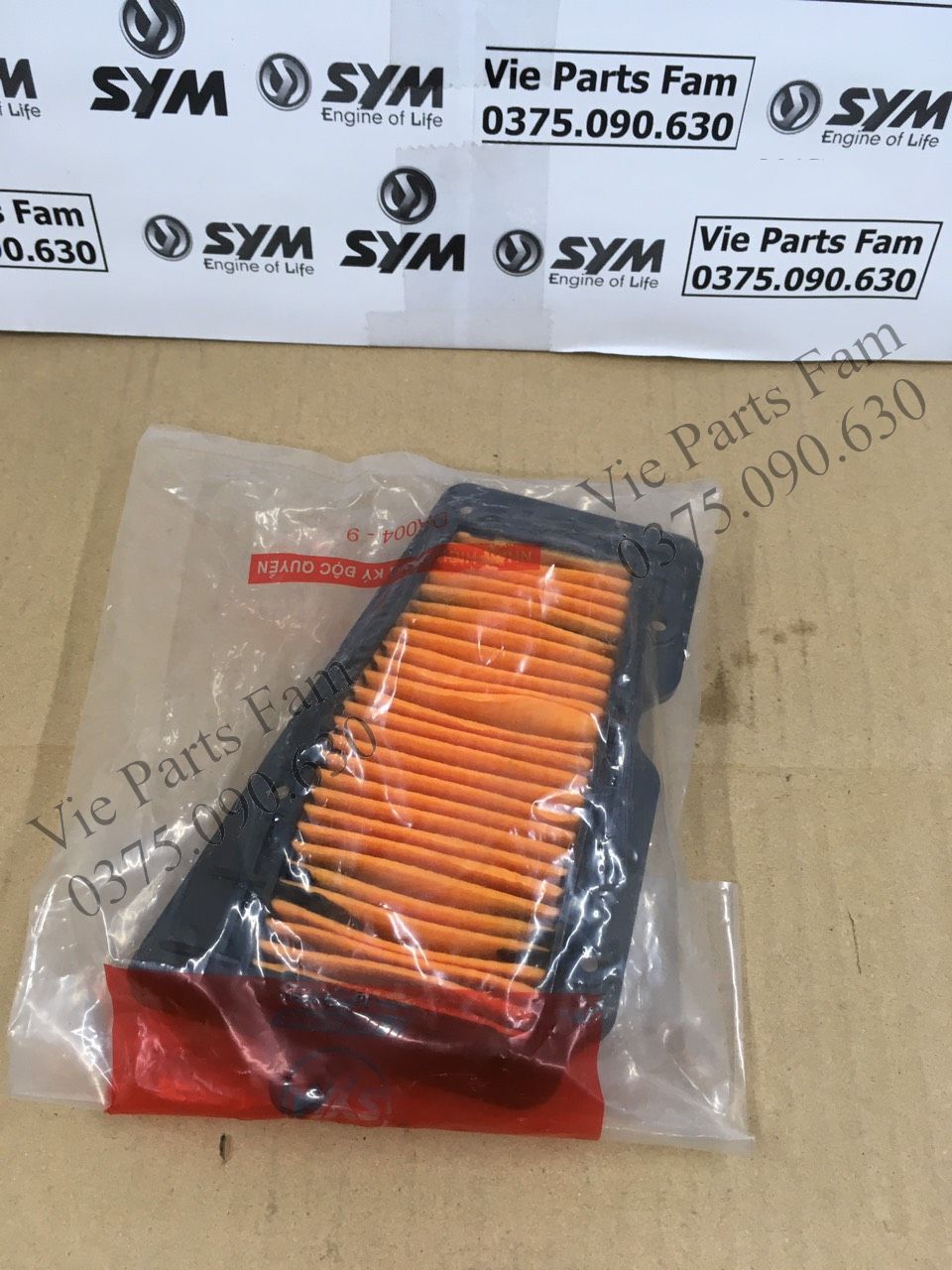 Lọc gió xe máy Shark Mini SYM, hàng din SYM mới 100%