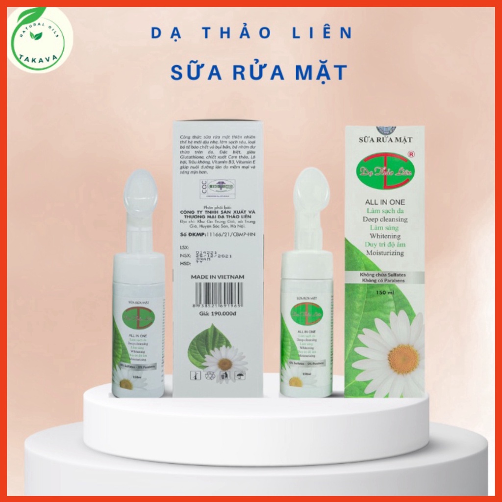 Sữa Rửa Mặt Dạ Thảo Liên 150ml