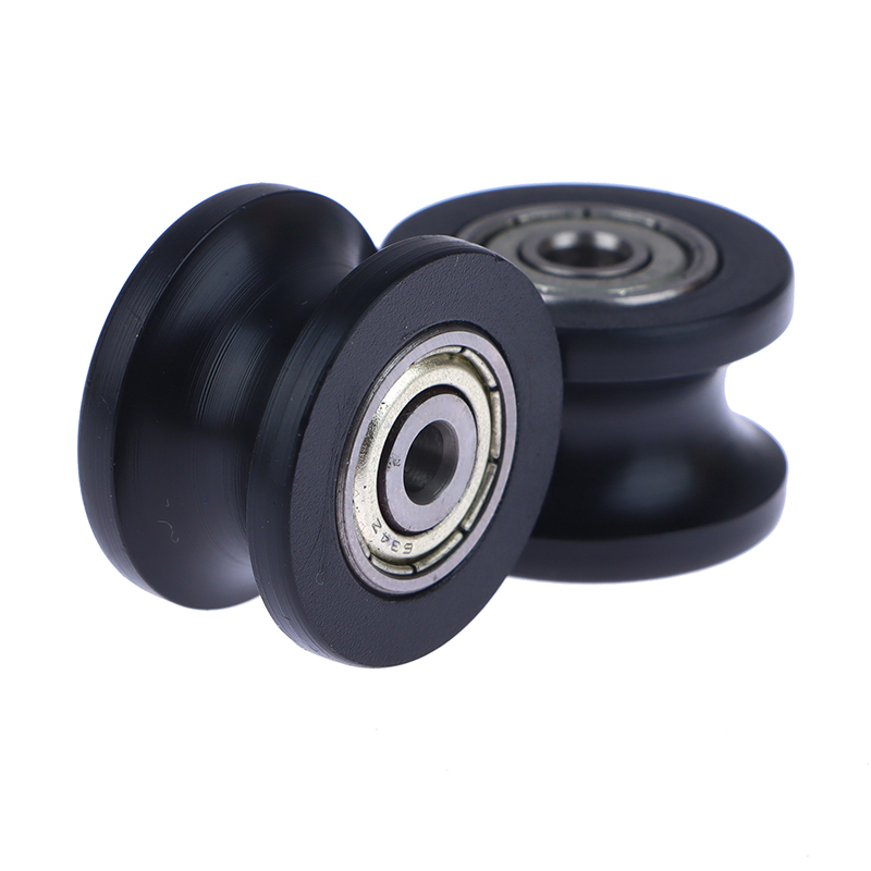 1pcs%20U-Groove%20Pulley%20Wheel%20Rolling%20Bearing%20U-Groove%20Roller%205*25*16.5mm%20For%20Driving%20Mechanical%20Parts%20Plastic%20Bearing%20Wheel%20-%20Image%204
