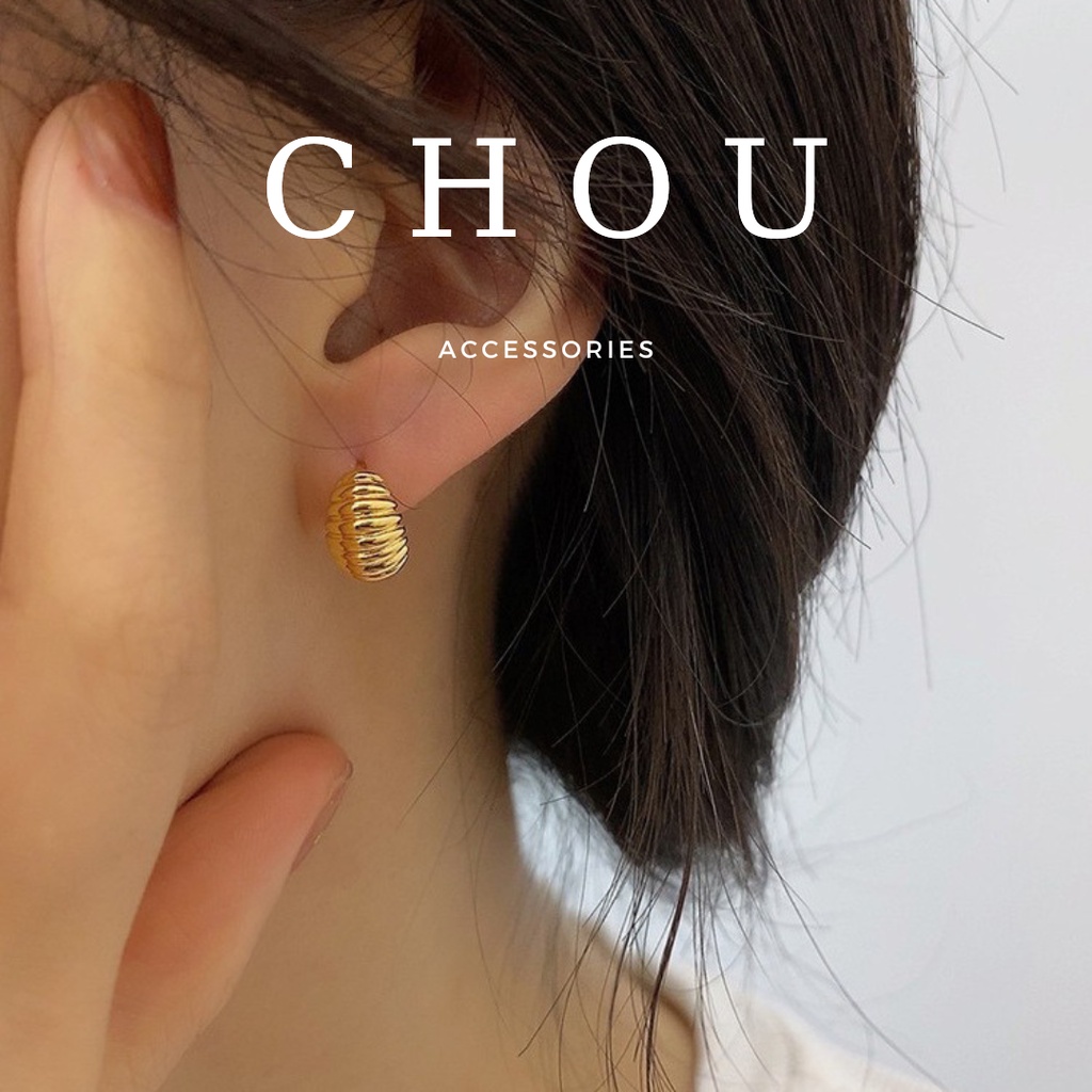 Bông Tai Croissant Mini  | CHOU ACCESSORIES |