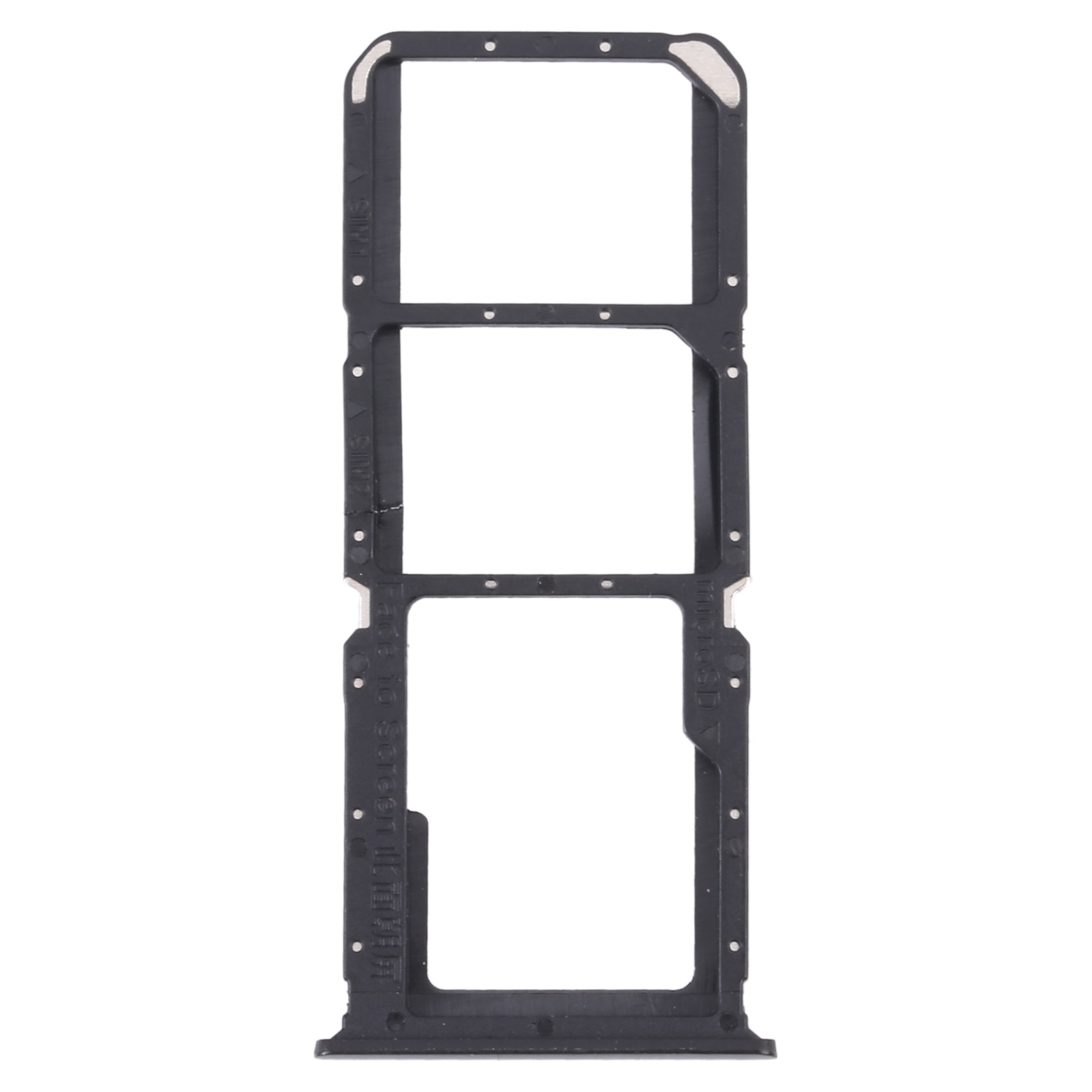 For oppo a95 4g/reno6 lite sim card tray + sim card tray + micro sd card tray