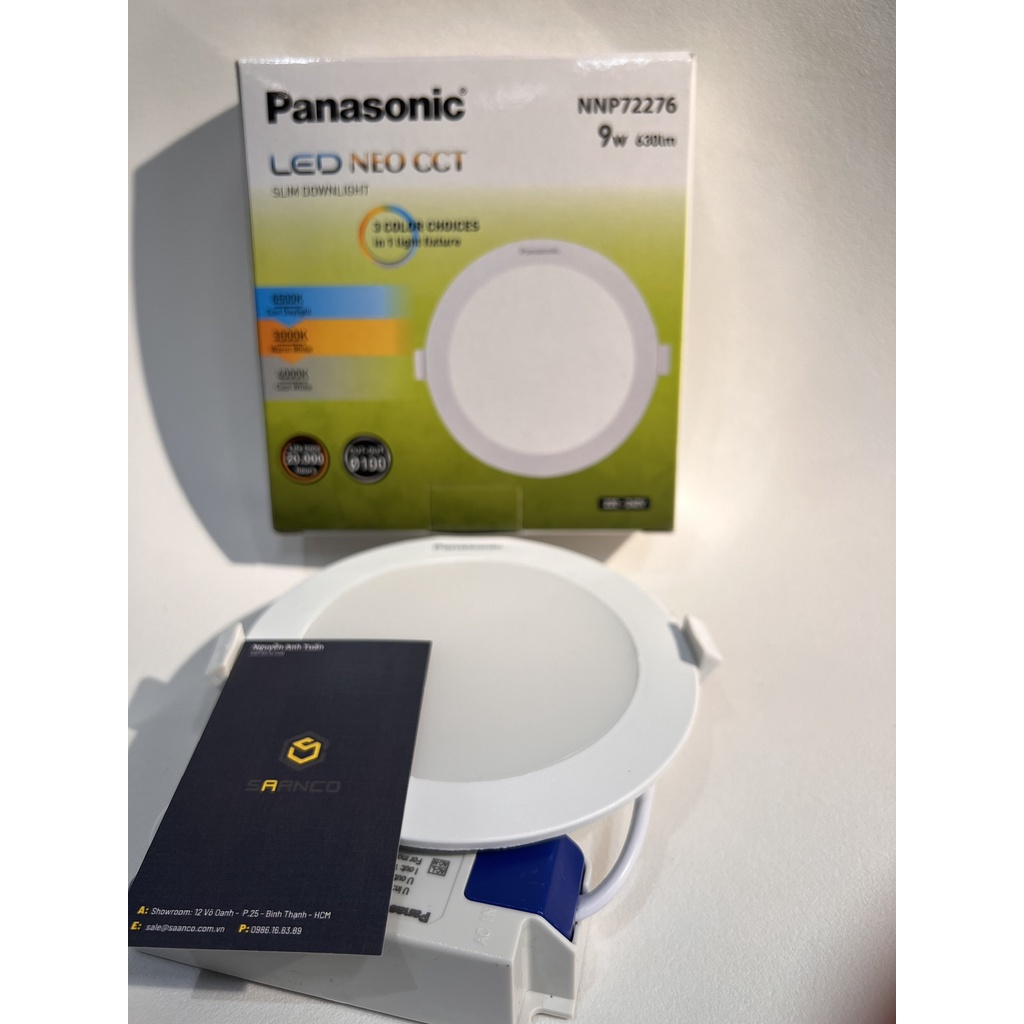 Đèn LED NEO SLIM DOWNLIGHT 3 chế độ Panasonic - Saanco