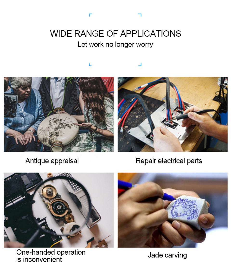 1000X HD 1080P WiFi Video Microscope 8 LED Electronic Digital Wireless Microscope For Android IOS PC Mac LCD Display With Base