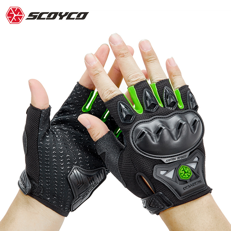 Scoyco/Saiyu Vỏ bảo vệ găng tay Găng tay xe máy hở ngón găng tay bảo vệ MC29D