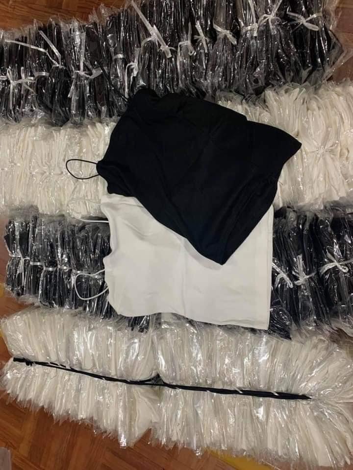 Áo 2 dây sợi bún croptop ôm body