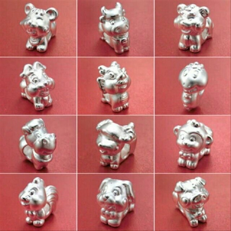 Charm Bạc 12 Con Giáp Mẫu Mới 2021