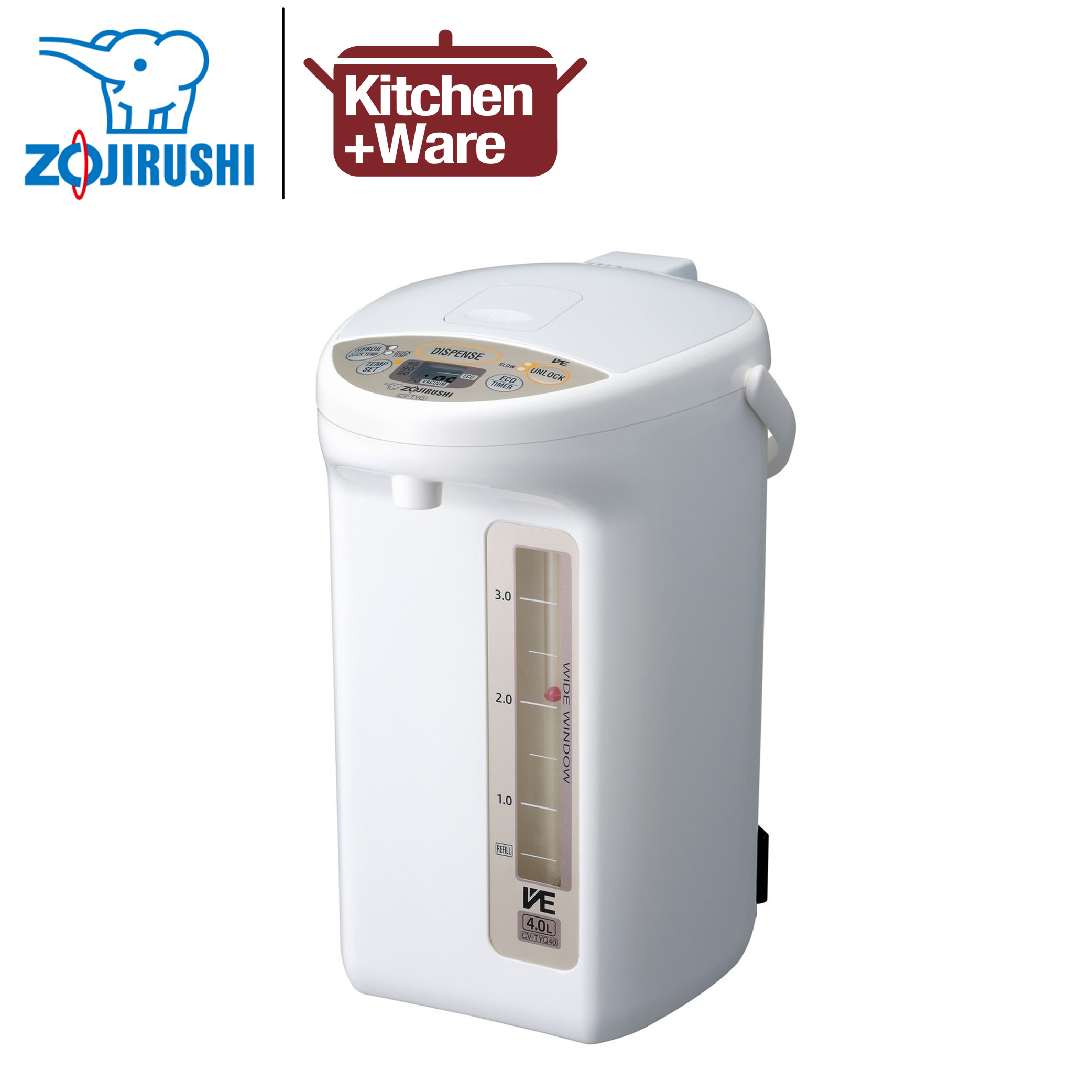 Zojirushi CV-DST40 4.0L Water Boilers Pot (220-230v) - Shopping In Japan NET