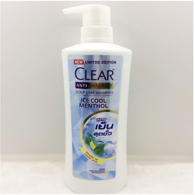 Dầu Gội Clear Bạc Hà Thái Lan 380ml-400ml