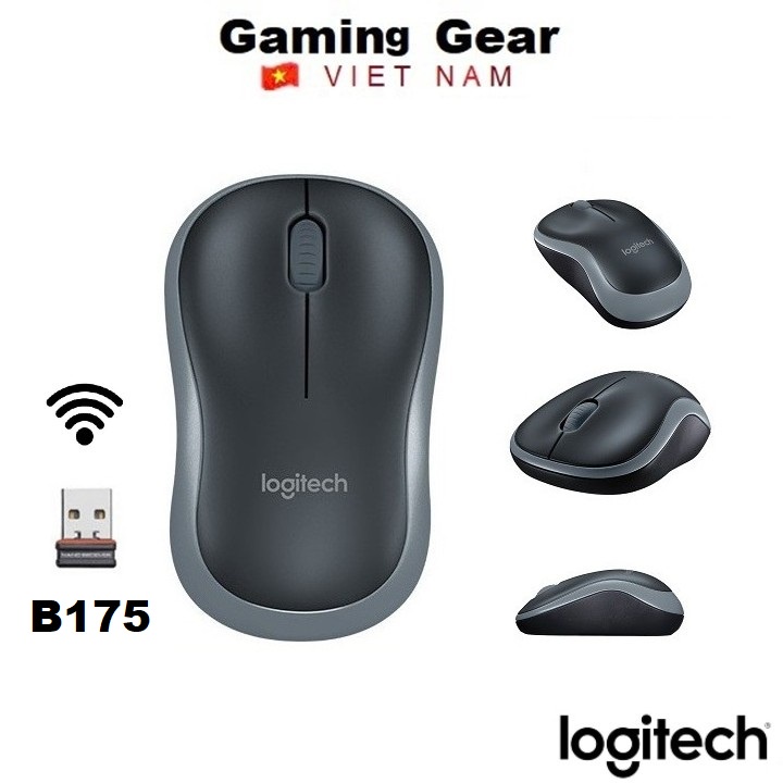 Chuột máy tính không dây Logitech B185 - USB 2.4Ghz
