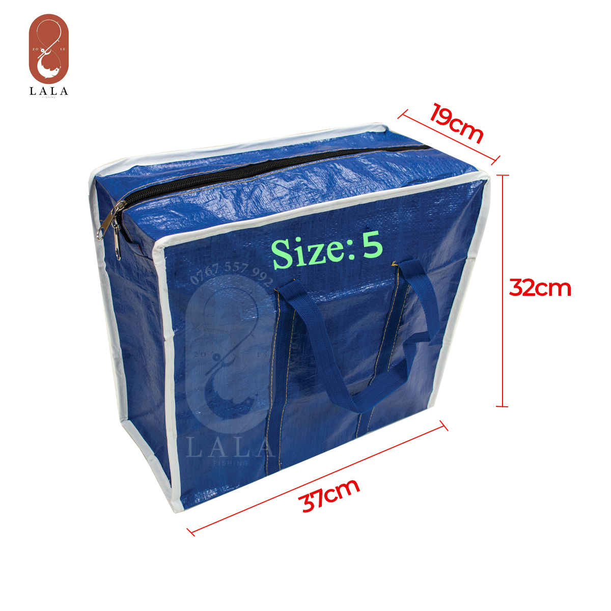 [Ảnh thật] Túi bạt đựng cá và các vật dụng câu (giỏ xanh)