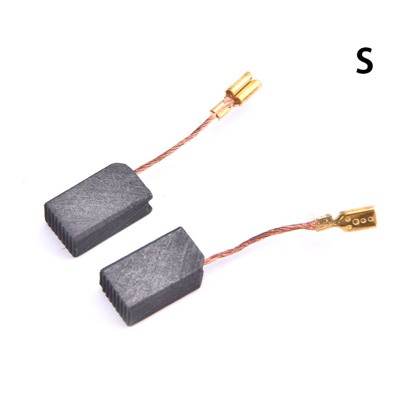 2 chiếc chổi than Máy mài góc 13x9x6mm cho máy mài góc 100mm thay thế
