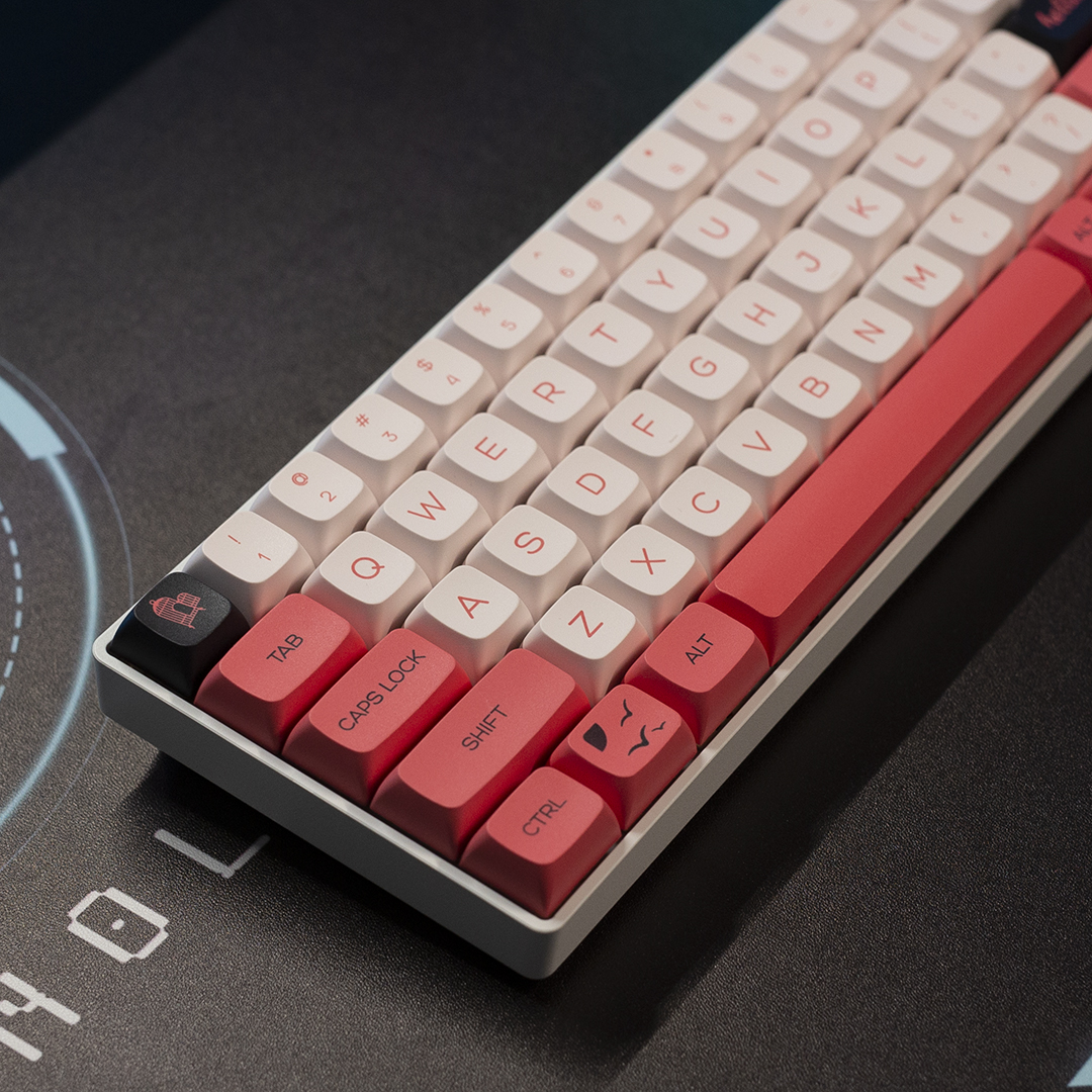 ฟลามิงโก Keycap 137คีย์ XDA โปรไฟล์ PBT ระเหิด Keycap กับ2U 1.75U กะ