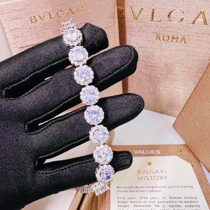 [HCM]Lắc tay nữ đẹp lắc tay nữ mạ vàng TRẮNG cao cấp, lắc tay bạc Ý thời trang, lắc bạc mạ bạch kim, lắc tay kim cương, lắc tay pha lê CAM KẾT KHÔNG ĐEN  TRANG SỨC GADO L037 - đeo đi làm công sở cực đẹp