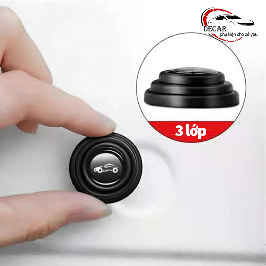 [10 PCs] button damper door cars help soundproof decrease the closure and protect cars, cushion rubber knob damping anti-shock