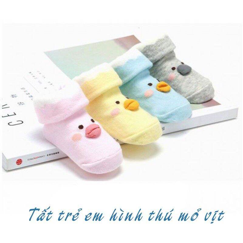 Tất hình con Vịt cho bé sơ sinh