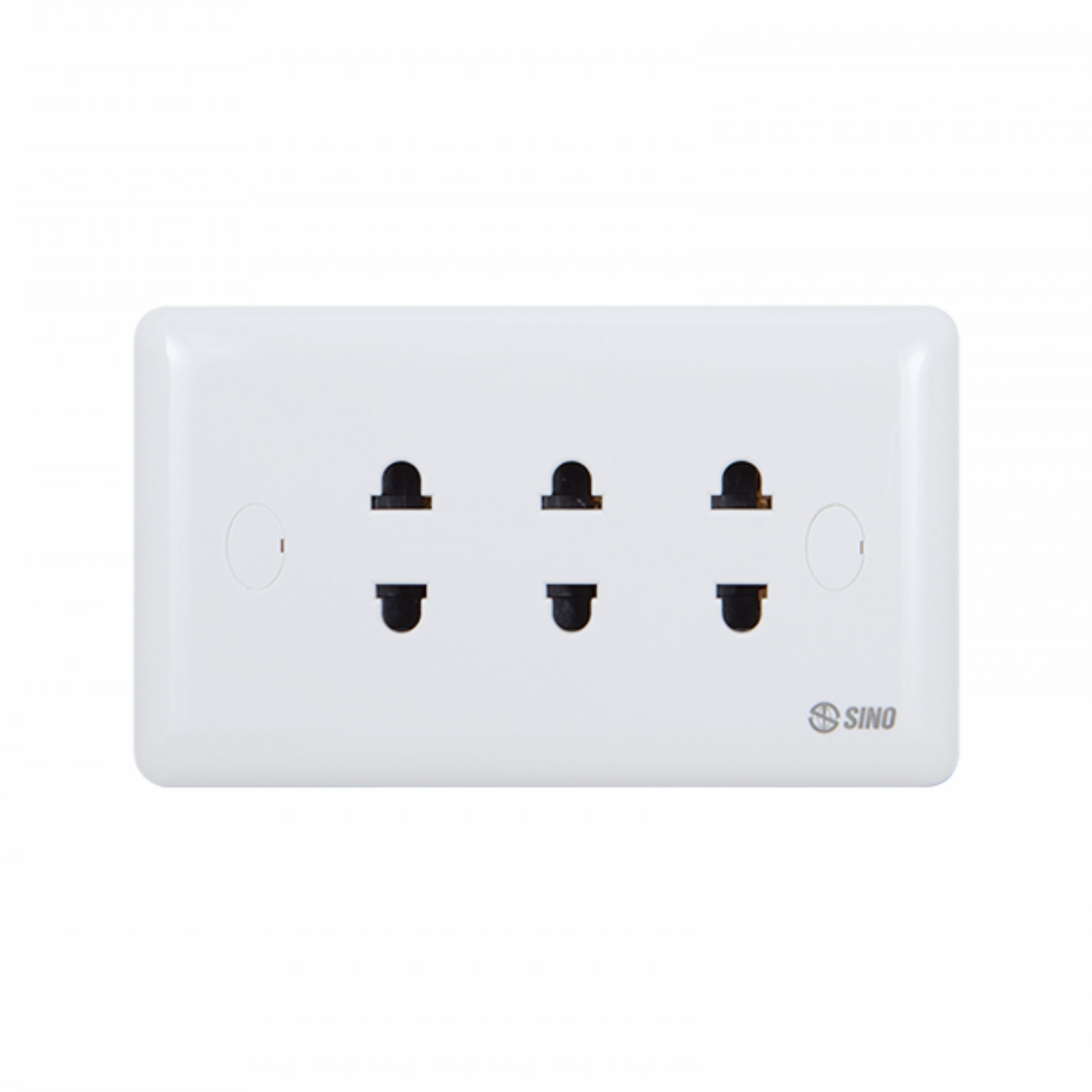 MẶT ĐIỆN 3 Ổ CẮM 2 CHẤU 16A- SINO S19