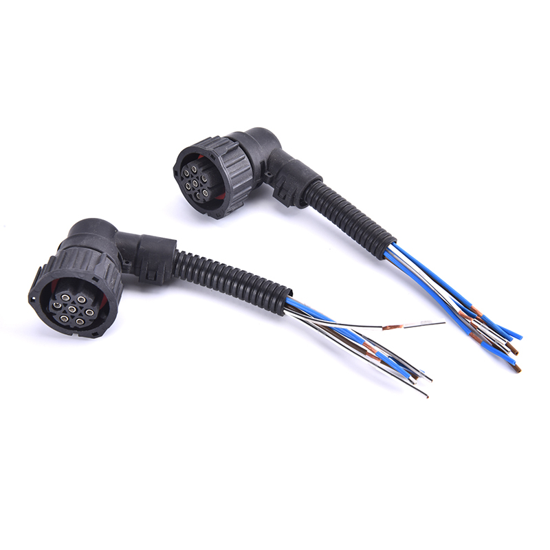 Pin Car Plug Socket Truck For Tail Light Connector Wire 7-Hole J6 Socket ZHIXING. 