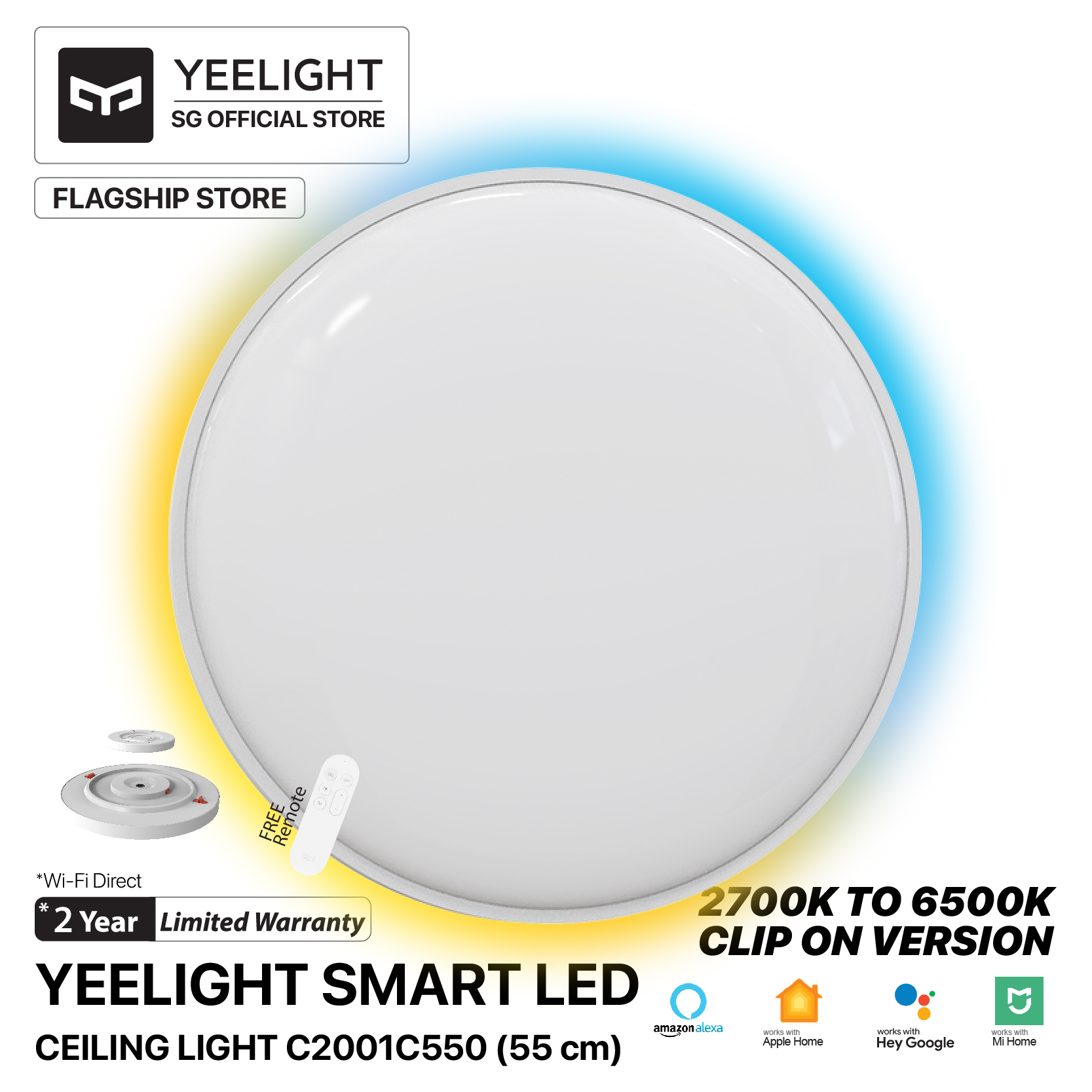 Yeelight Led Ceiling Light Yeelight Google Home Xiaomi Yeelight