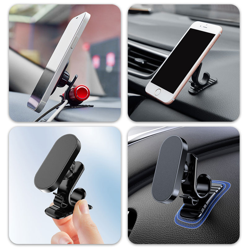 Magnetic Phone Holder 360° Rotation Multifunction Car Mount for Dashboard Desk