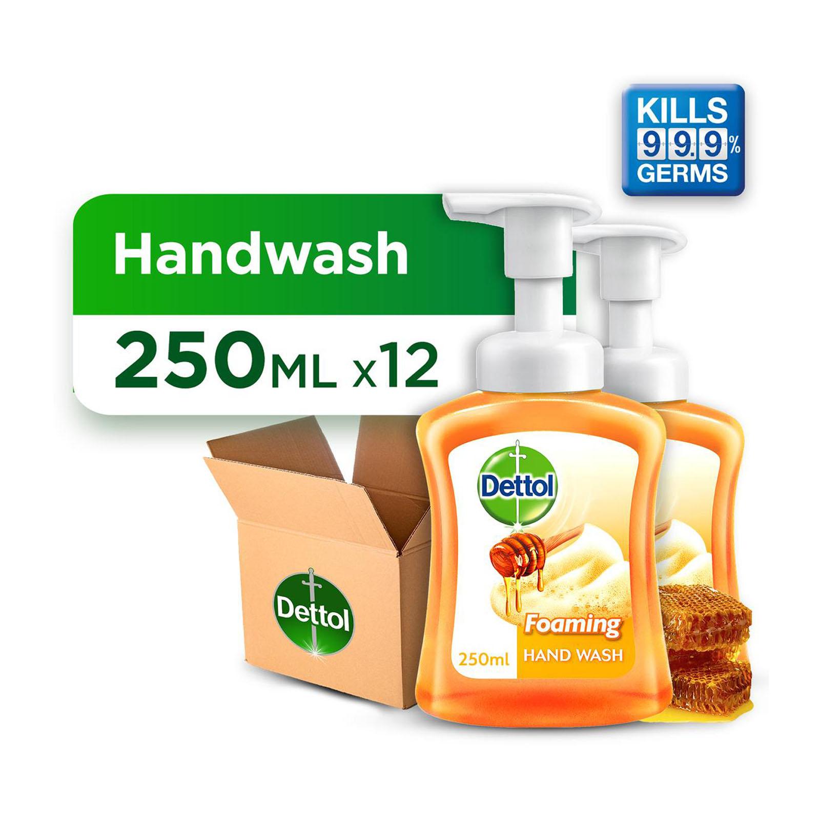 Dettol Foaming Hand Wash Honey Milk 250 ML 12 Bottles Per Carton