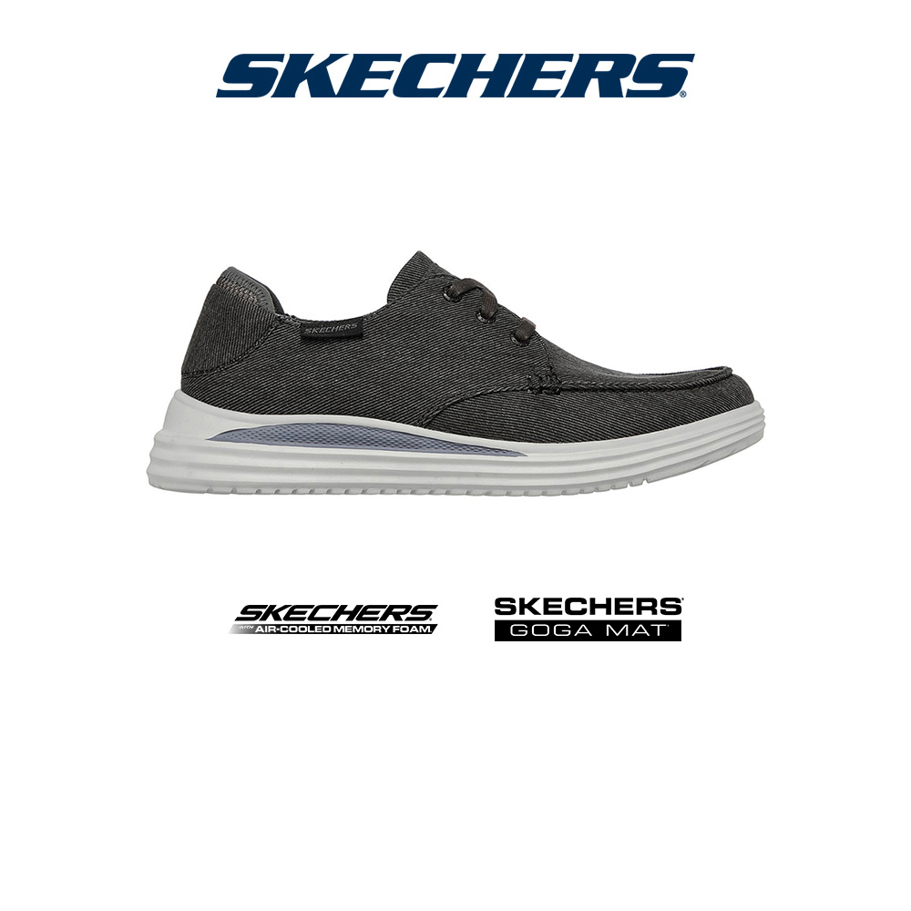 Skechers Men SKECHERS USA Forenzo - Air-Cooled Memory Foam Classic Fit, Goga Mat Arch | Lazada Singapore