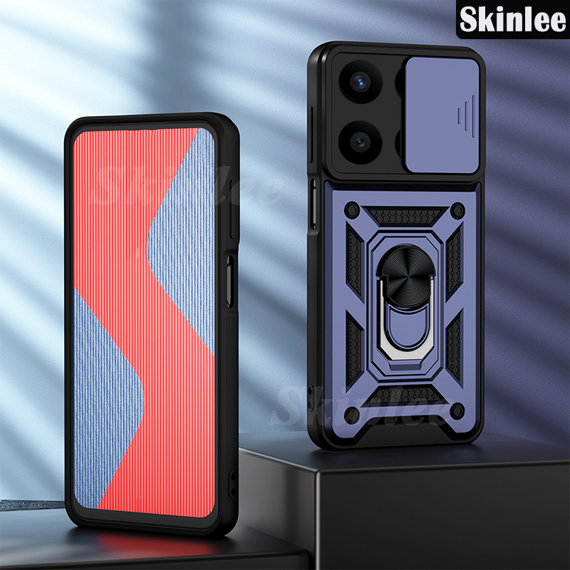 Phone case For Honor X7C Back cover Hard Armor Shockproof Camera Protection Bracket Navigation Holder Ring cover for For Honor X7C Cover cases. 