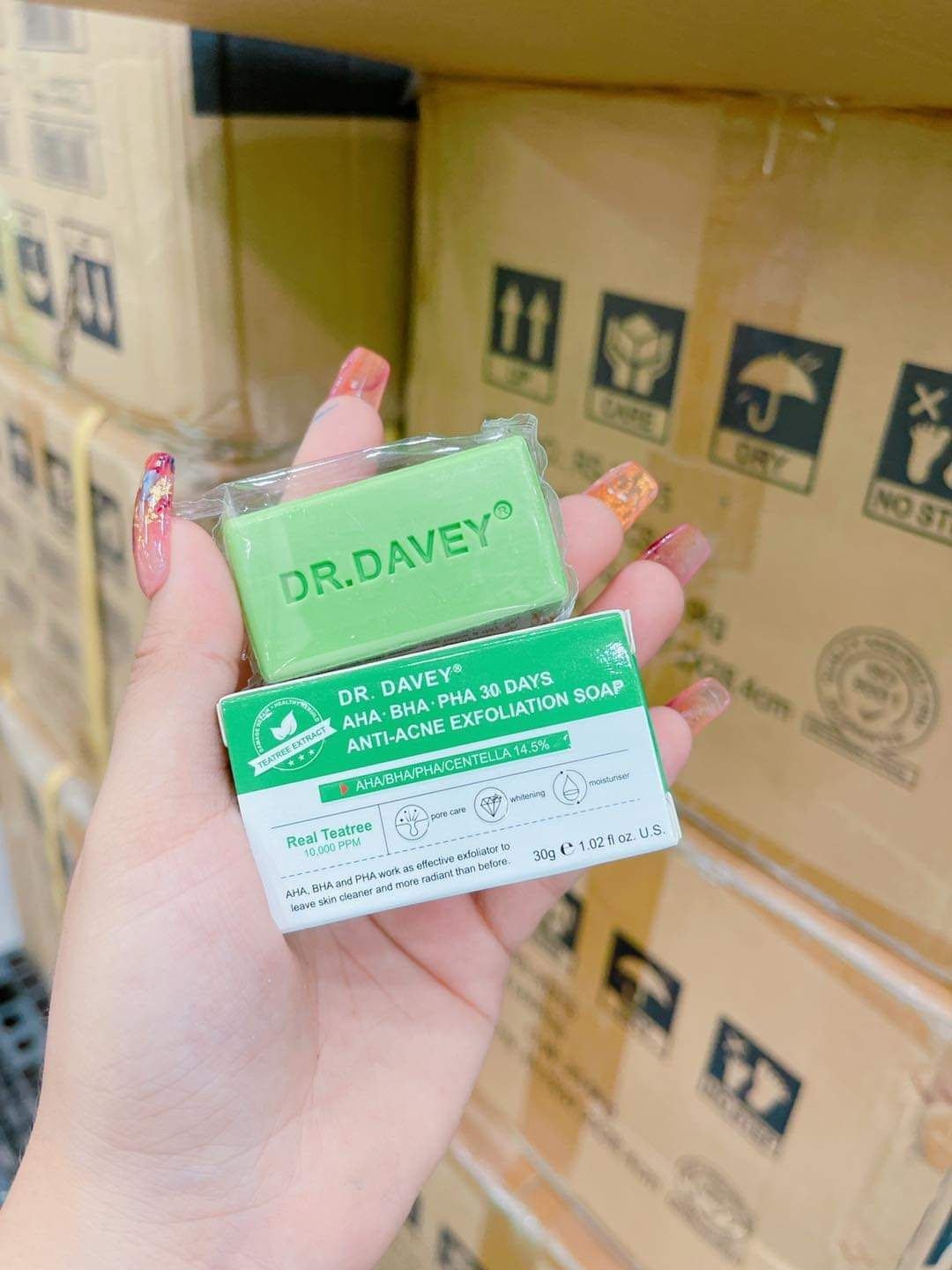 Dr.davey AHA BHA PHA 30days Soap 30g. ( 1ก้อน) - Cender Cosmetic - ThaiPick