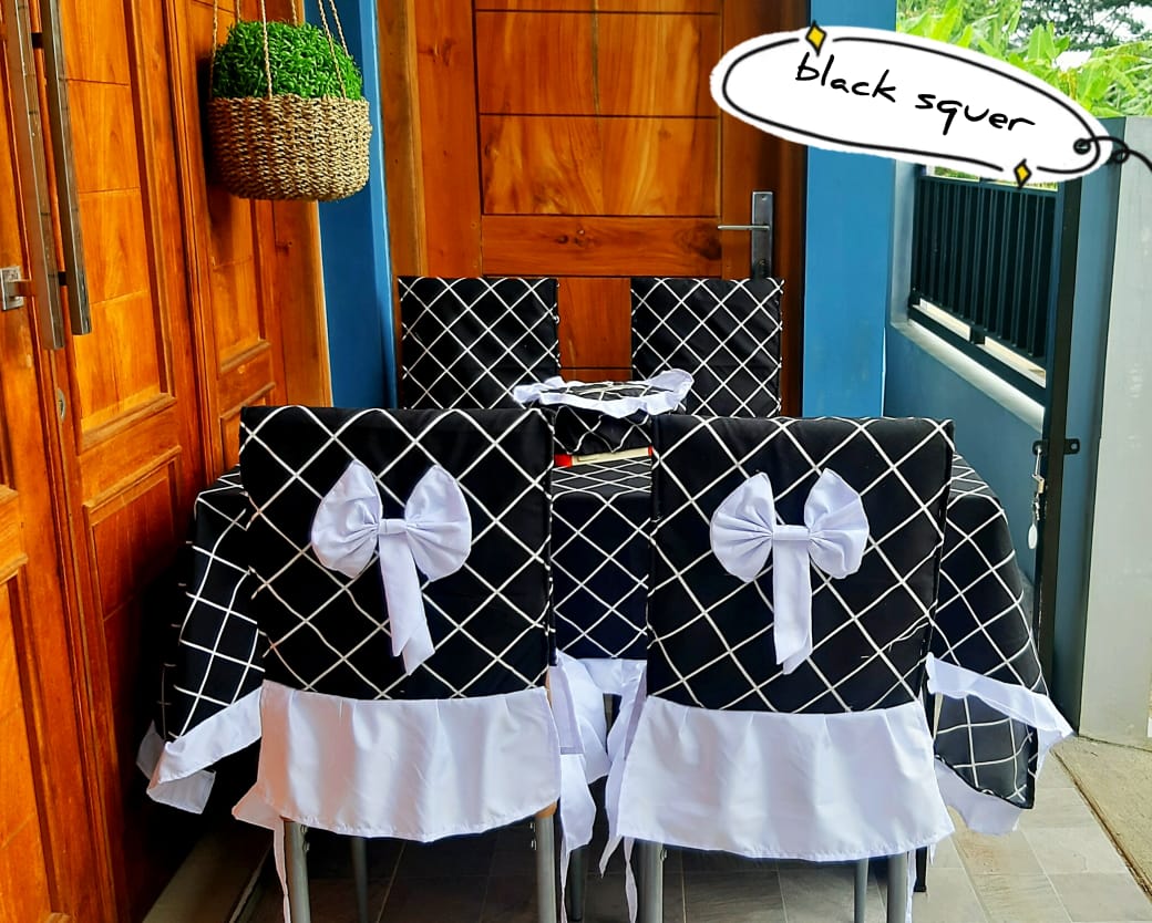 SARUNG KURSI MEJA MAKAN/COVER SARUNG MEJA MAKAN/TAPLAK MEJA | Lazada