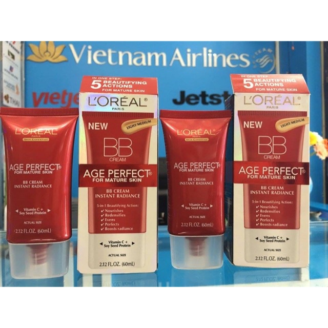 Kem Lót-Kem Nền BB loreal Đỏ
