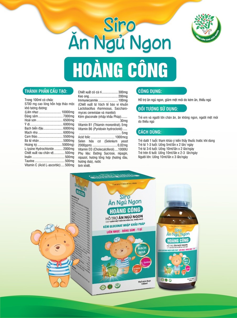 Siro Ăn Ngủ Ngon Hoàng Công